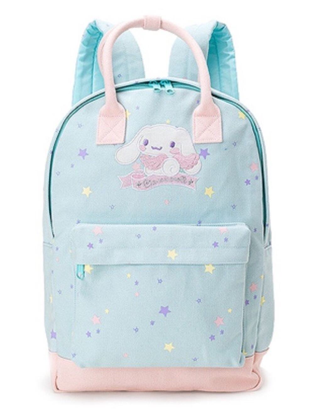 artbox sanrio Cinnamoroll Blue and Pink Canvas 2-Way full size Backpack